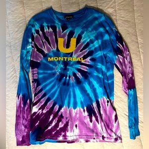 Men’s Long-sleeve Tie Dye Influenceu Shirt